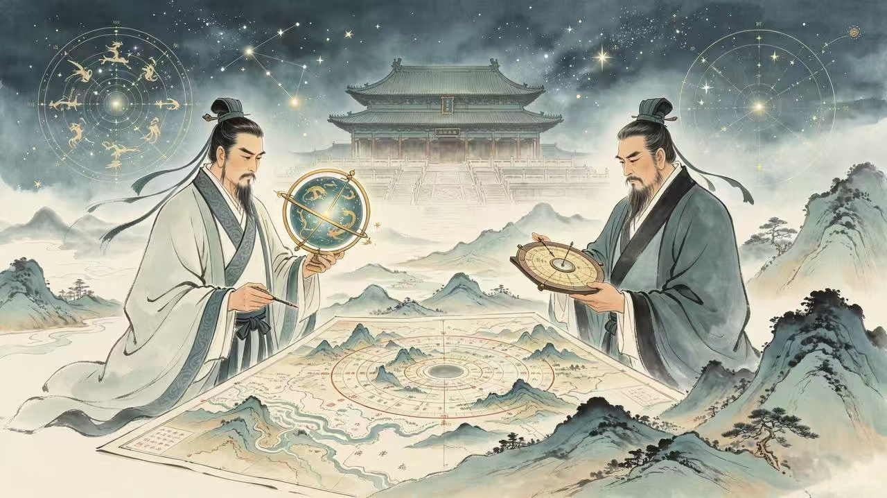 命理咨询案例插画